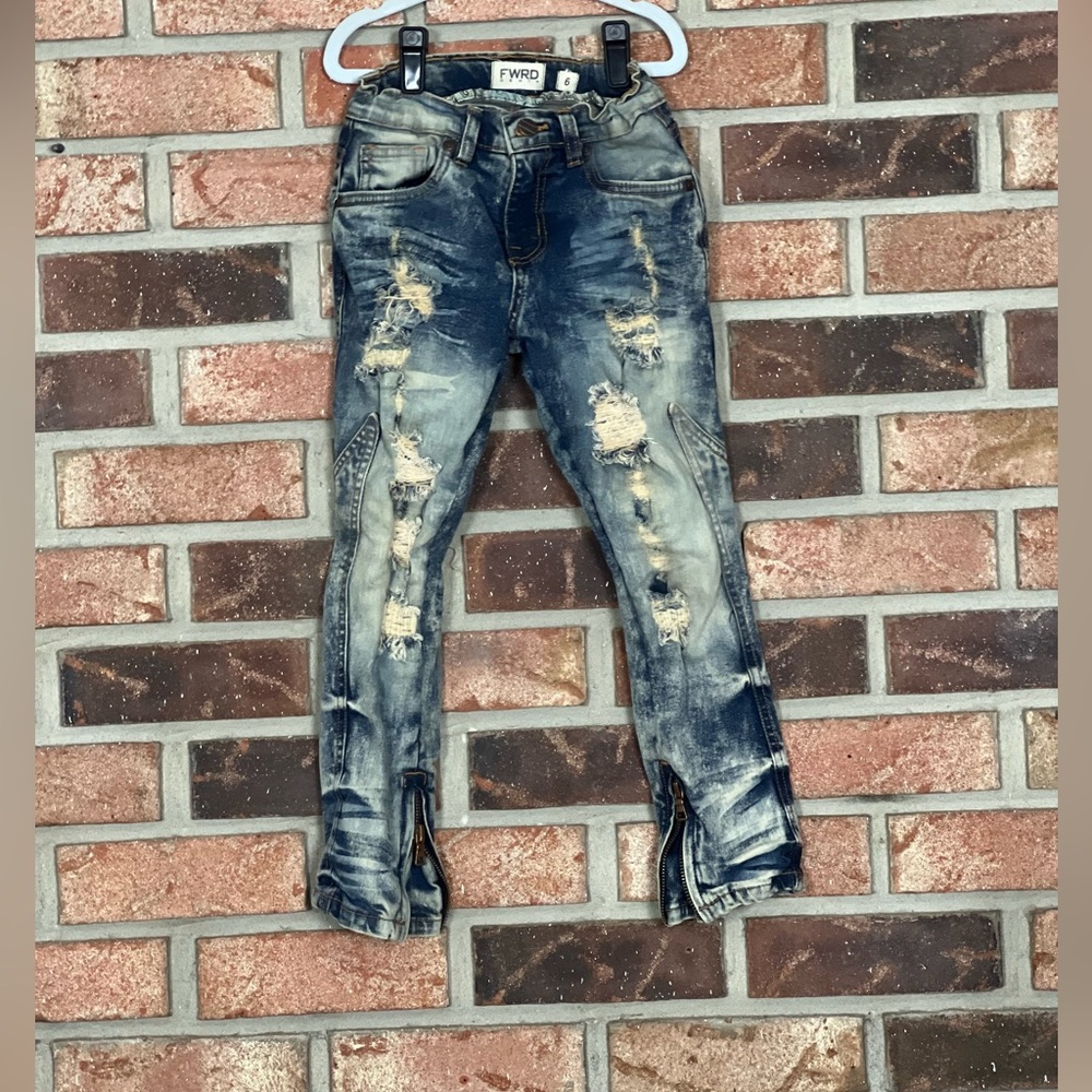 Boys FWRD Denim Distressed Jeans